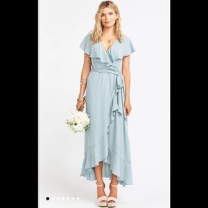 Jess Ruffle Midi Dress